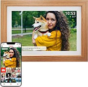 Denver photo frame with FRAMEO 10.1  16GB light wood