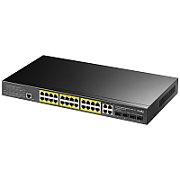 PoE+ Switch Cudy with 4 Gigabit Combo Ports 300W 24-Port Layer 2 Managed Gigabit