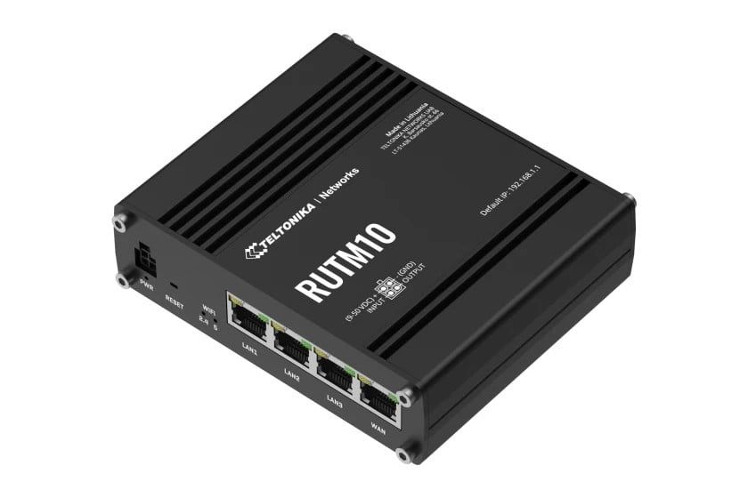 Teltonika Teltonika RUTM10 router wireless Gigabit Ethernet Bandă dublă (2.4 GHz/ 5 GHz) Negru