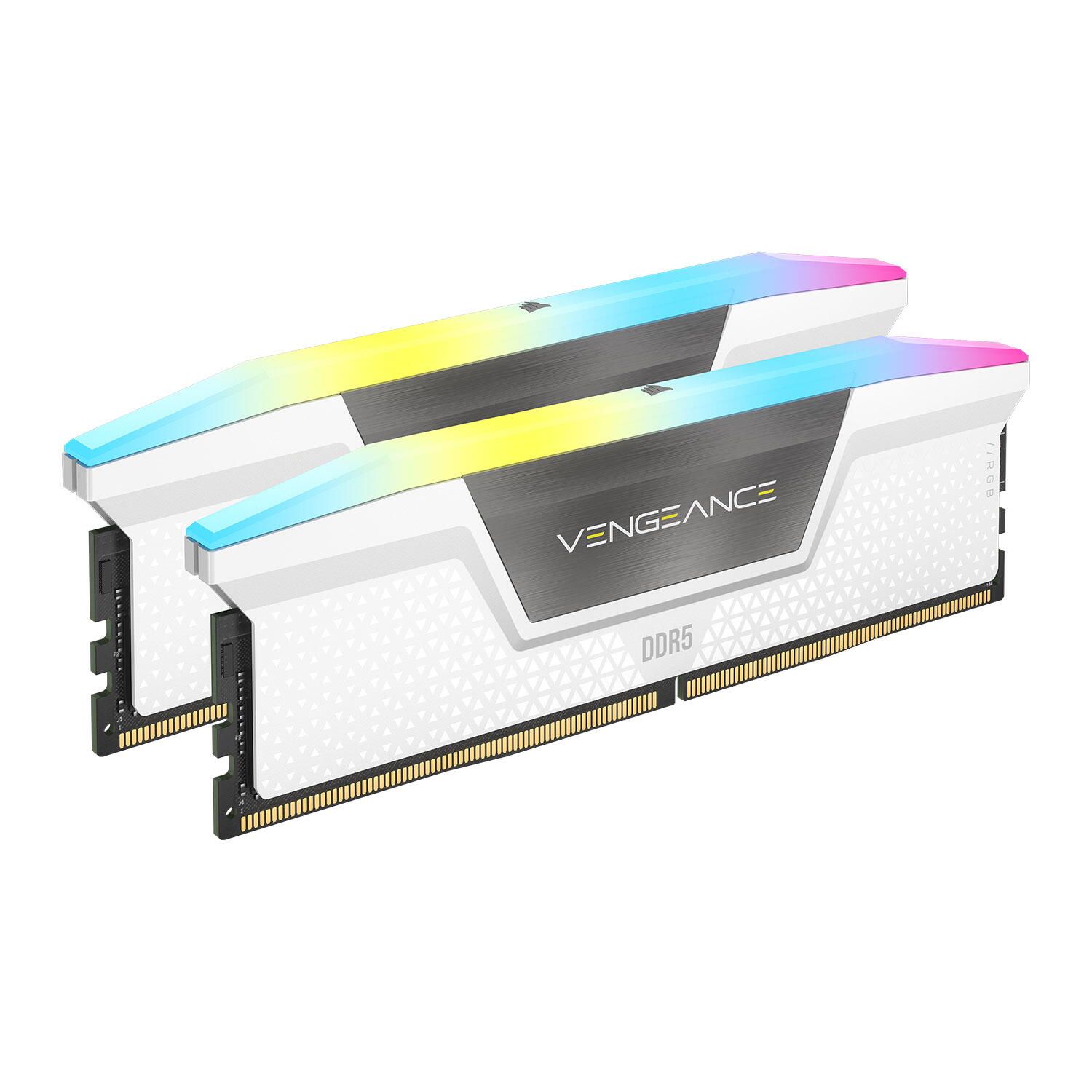Vengeance RGB 64GB, DDR5, 6400MHz, 2x32GB, Alb