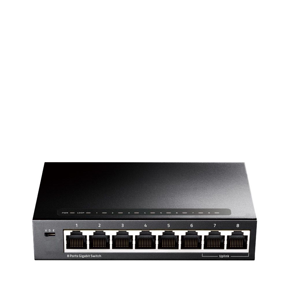 Cudy Cudy GS108 network switch Gigabit Ethernet (10/100/1000) Black