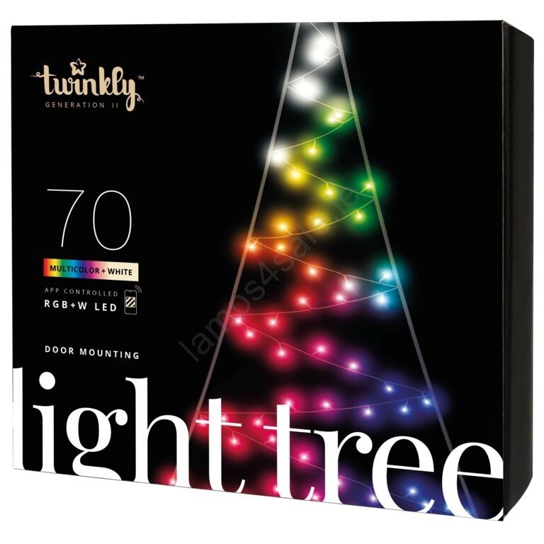 Twinkly 70 LED RGBW 2D Christmas tree