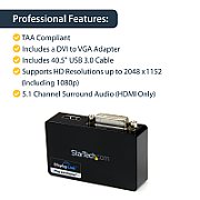 USB 3 HDMI/DVI VIDEO ADAPTER/.