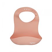 Set diversificare 5 piese silicon : baveta, bol, farfurie, lingurita si furculita, roz, U-Grow