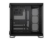 Carcasa CORSAIR 6500X Mid Tower DUAL CHAMBER NEGRU/OBSIDIAN ALUMINIUM, Tempered Glass, Sloturi Expansiune 8 orizontal + 3 vertical, Drive Bays: 2x3.5  2x2.5 , Format Placa De Baza Suportat: MIni-ITX, Micro-ATX, ATX, E-ATX, Lungime Maxima Placa Video: 400mm, Inaltime Maxima Cooler Procesor: 190mm