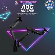 AOC DUAL DESK MOUNT AM420B 17 -34  2-9KG Vesa black