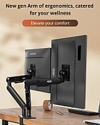 AOC DUAL DESK MOUNT AM420B 17 -34  2-9KG Vesa black