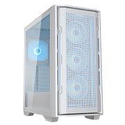 COUGAR | Uniface White | PC Case | Mid Tower / Mesh Front Panel / 2 x Fans / TG Left Panel