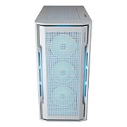 COUGAR | Uniface RGB White | PC Case | Mid Tower / Mesh Front Panel / 4 x 120mm ARGB Fans / TG Left Panel / White