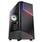 COUGAR | MX360 RGB | PC Case | Mid Tower / Metal Front Panel with ARGB strips / 1 x ARGB Fan / TG Left Panel