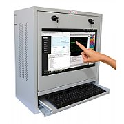 Industrial PC Cabinet and Touch Monitor 22 Inch