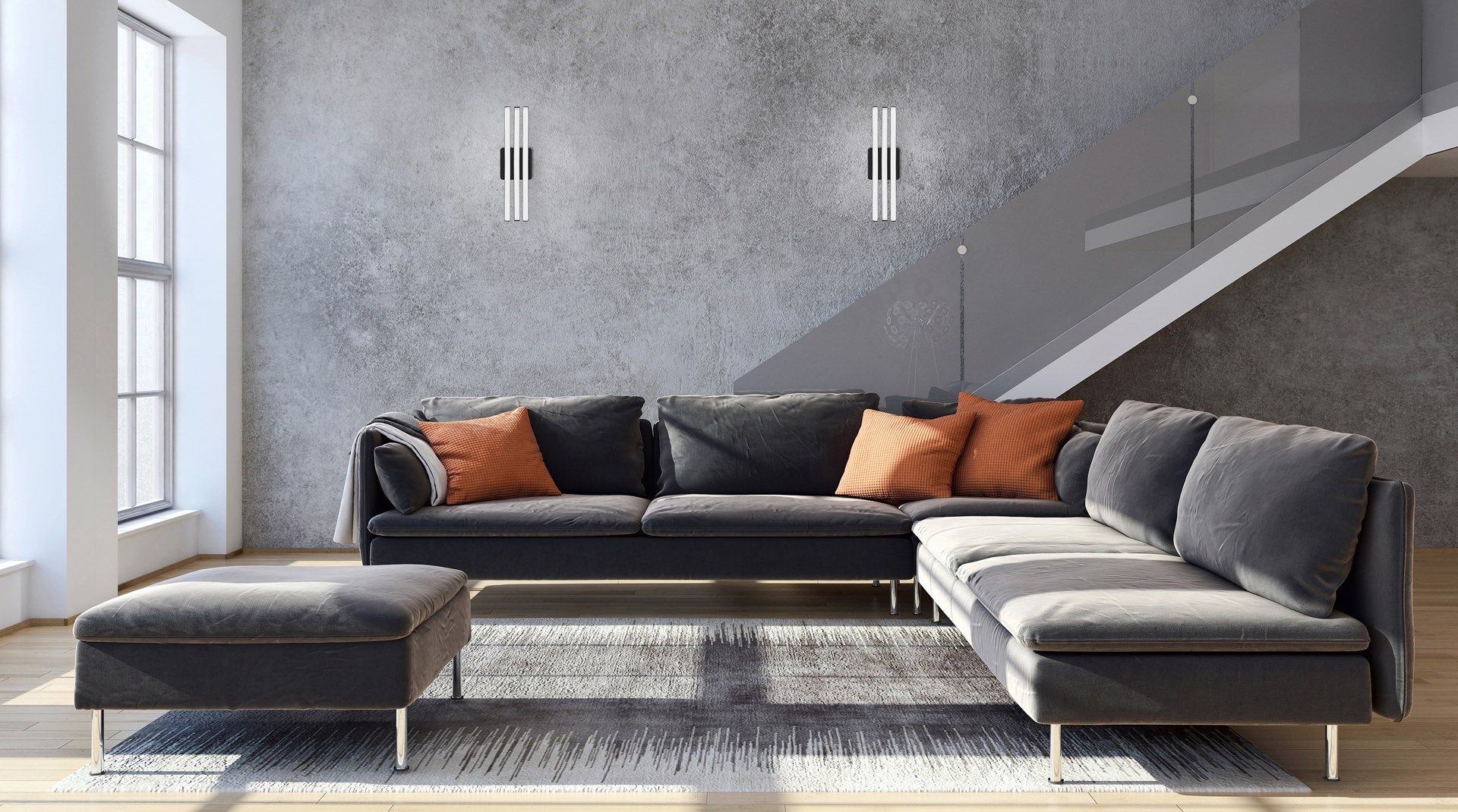 Activejet LED wall lamp AJE-LOGAN