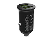 Green Cell GC CADM-GC-36AA - USB-Ladegeraet 36 W 2x USB-A schwarz Flashlight  GPS  Headphones  Mobile phone  Navigator  Other  Portable speaker  Power bank  Smartphone  Smartwatch  Tablet  Telephone  Universal Black Cigar lighter Fast charging Auto