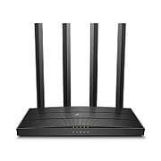 TP-Link Archer C6 router wireless Gigabit Ethernet Bandă dublă (2.4 GHz/ 5 GHz) Negru