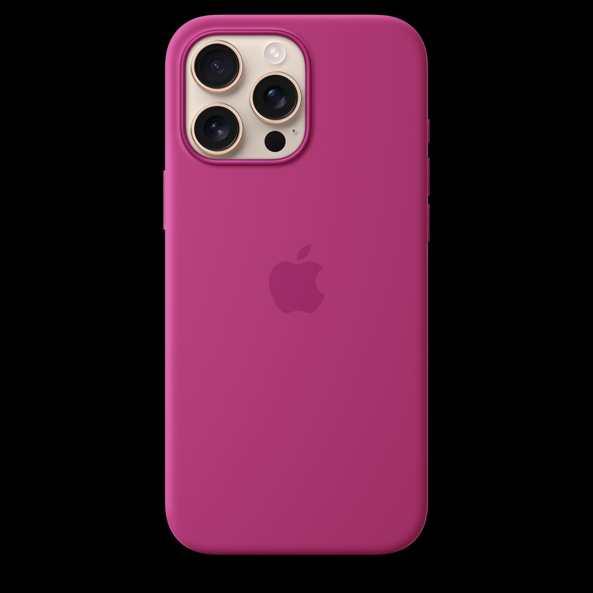 IPHONE 16 PRO MAX SILICONE CASE/WITH MAGSAFE - FUCHSIA