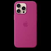 IPHONE 16 PRO MAX SILICONE CASE/WITH MAGSAFE - FUCHSIA