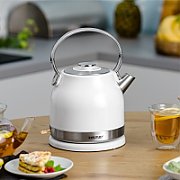 Zelmer ZCK7940 electric kettle 1.5 L 2200 W Stainless steel  White