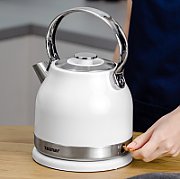 Zelmer ZCK7940 electric kettle 1.5 L 2200 W Stainless steel  White