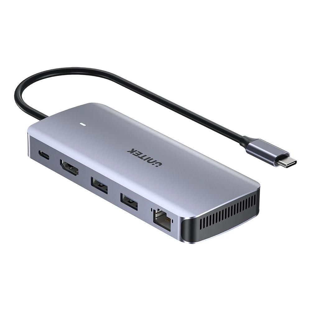 UNITEK ACTIVE HUB 6-IN-1 USB-C  M.2 SSD ENCLOSURE