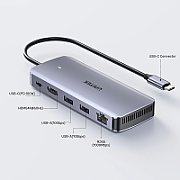 UNITEK ACTIVE HUB 6-IN-1 USB-C  M.2 SSD ENCLOSURE