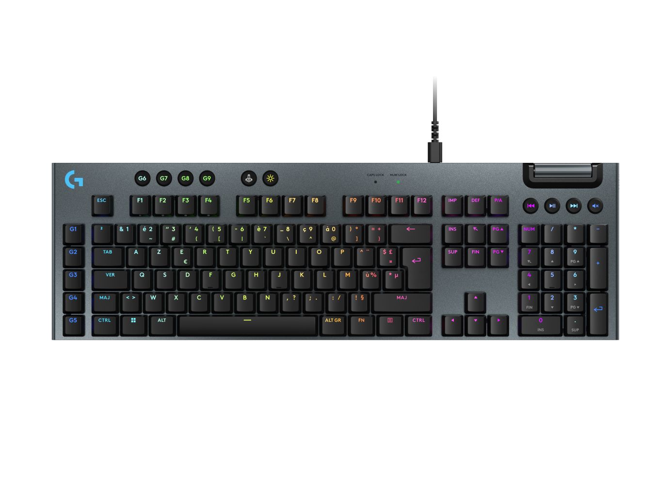 G915 X WIRED G KB/BLACK - DEU - EMEA28I-935