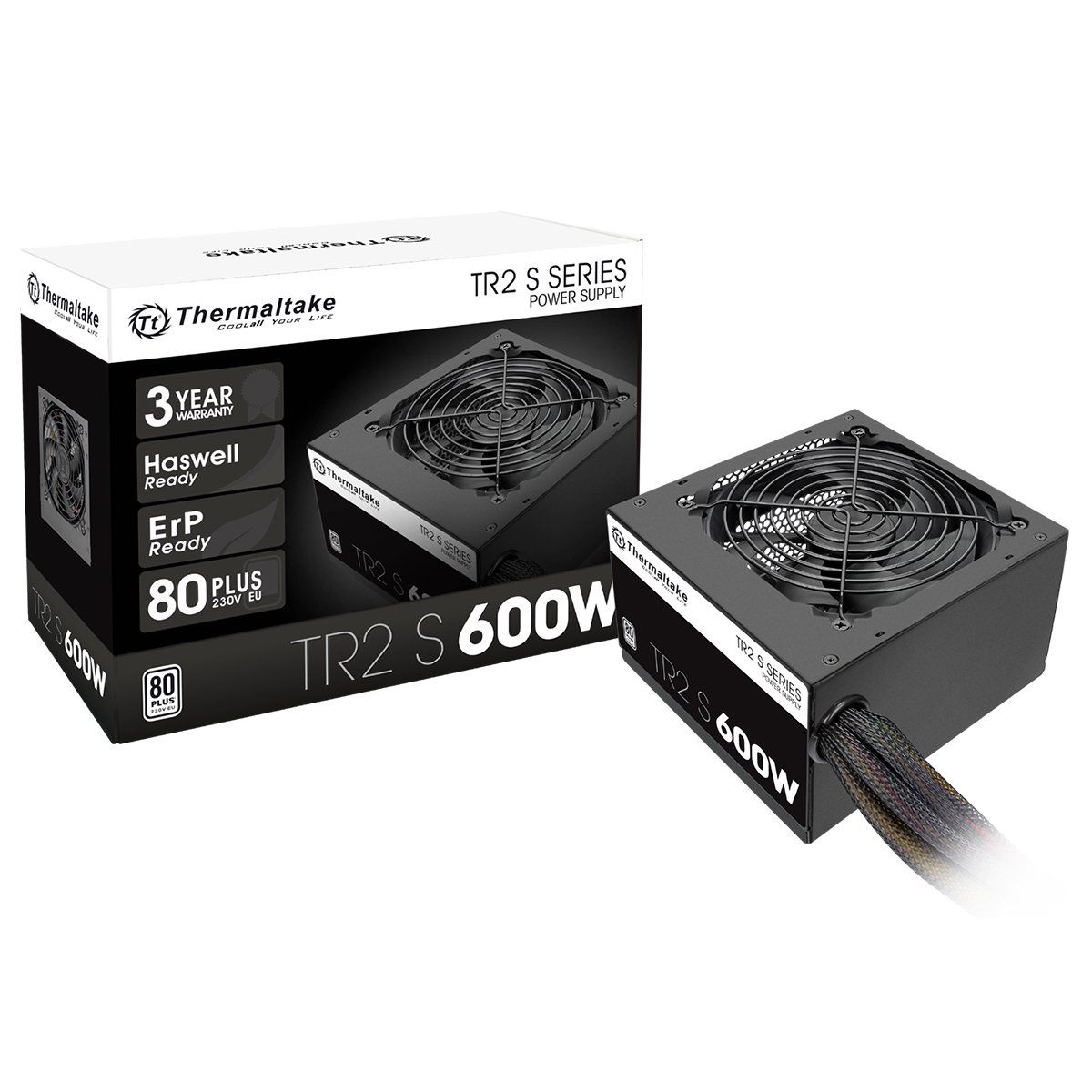 Thermaltake TRS-600AH2NK power supply unit 600 W 20+4 pin ATX ATX Black