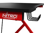 Nitro Concepts D12 Gaming Desk - black/red
