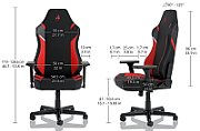 Nitro Concepts X1000 Gaming Chair - Inferno Red