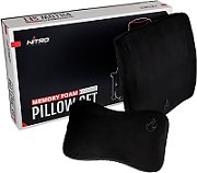 Nitro Concepts Memory Foam Cushion Set - Black/Black