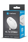 NATEC STORK mouse Home Ambidextrous RF Wireless + USB Type-A Optical 1600 DPI