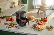 Philips | HD9252/70 | Air Fryer | Power 1400 W | Capacity 4.1 L | Black/Silver