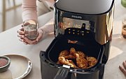 Philips | HD9252/70 | Air Fryer | Power 1400 W | Capacity 4.1 L | Black/Silver