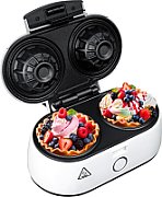 Adler | AD 3062 | Waffle Bowl Maker | 1000 W | Number of pastry 2 | Bowl | White