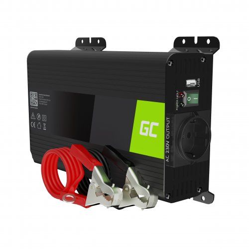 Green Cell INVGC05 adaptoare și invertoare de curent Auto 300 W Negru