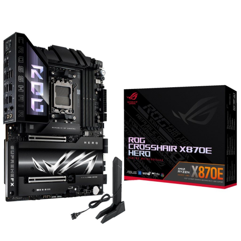 ASUS ROG CROSSHAIR X870E HERO AMD X870E Socket AM5 ATX