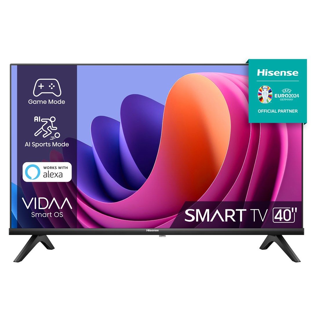 Hisense 40A4N TV 101.6 cm (40 ) Full HD Smart TV Wi-Fi Black 200 cd/m2