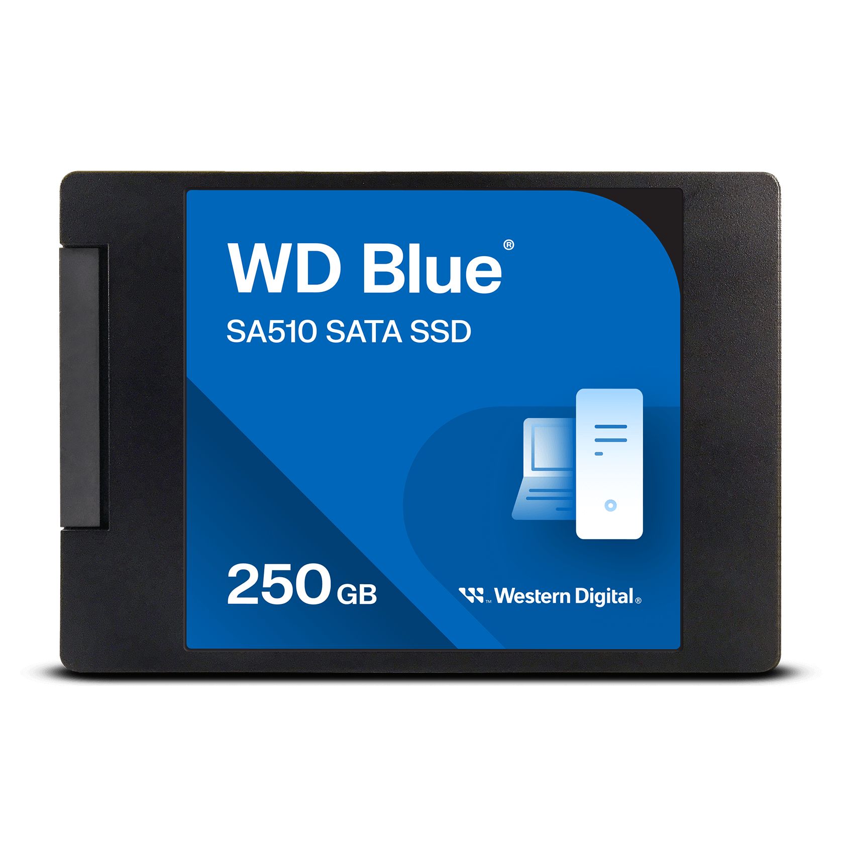 Western Digital WD Blue SA510 SSD 250GB SATA III 6Gb/s cased 2.5inch 7mm internal single-packed