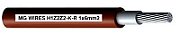 Photovoltaic cable // MG Wires // 1x6mm2  0 6/1kV red H1Z2Z2-K-R-6mm2 RD  package 100m