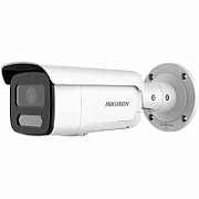 Camera de supraveghere IP Bullet 4MP Hikvision DS-2CD2T47G2H- LISU/SL(4MM)(EF), lentila fixa 4mm, iluminare min: Color: 0.0005 Lux @ (F1.0, AGC ON), 0 Lux cu lumina alba: 60m, IR 60m, microfon incorporat, difuzor incorporat, interfata audio: 1/1, alarma: 1/1, slot card de memorie