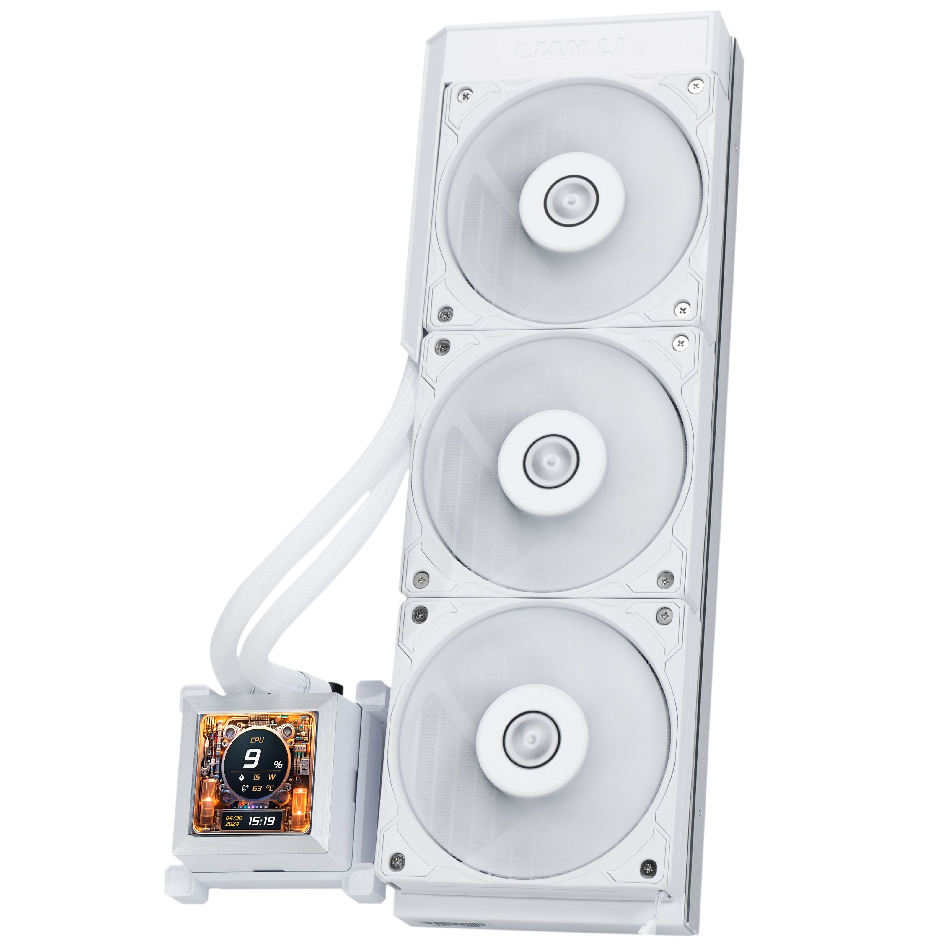 Lian Li HydroShift LCD 360S Complete Water Cooling - White