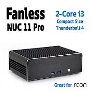 Akasa Newton CWS Intel NUC Case  Passive Cooling - Black