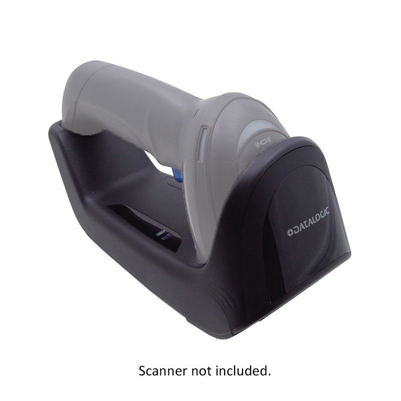 Wireless Charging Base Station, BT, USB/RS-232/Wedge Multi-Interface, Black (Desk/Wall)