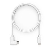 6FT USB-C TO USB-C 90-DEGREE/CABLE CHARGE AND DATA WHITE