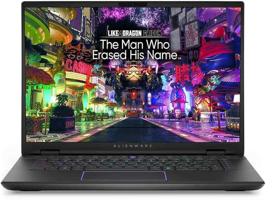 Laptop Dell Alienware M16 R2, 16 inch 2560 x 1600, Intel Core Ultra 9 185H (16 C / 22 T, 2.3 GHz - 5.1 GHz, 24 MB cache), 64 GB DDR5, 1 TB SSD, Nvidia GeForce RTX 4070, Windows 11 Pro
