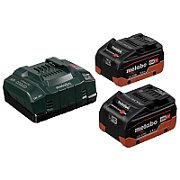 METABO. BATTERY 18V 5.5Ah LIHD x2+CHARGE. ASC 145