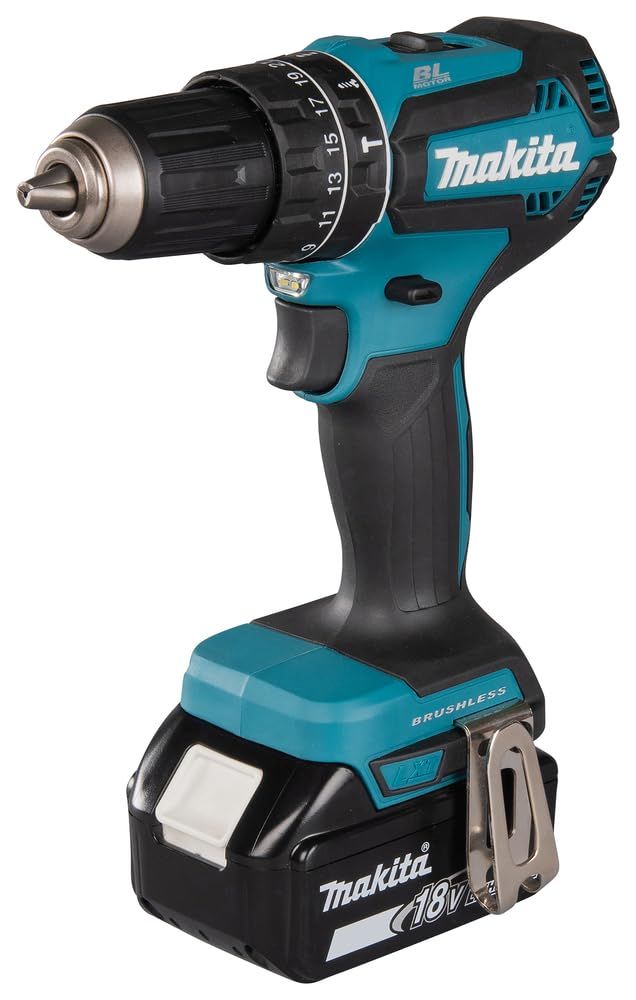 MAKITA IMPACT DRILL DRIVER 18V 50Nm 2x3.0Ah BLDC MAKPAC DHP485RFJ
