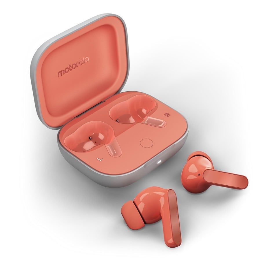 Motorola Moto Buds Headphones Wireless In-ear Calls/Music/Sport/Everyday Bluetooth Coral