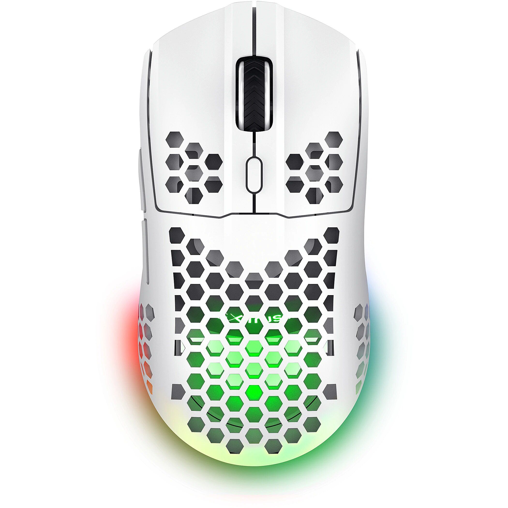 Mouse wireless Trust GXT 929W Helox, rezolutie maxima 4800 DPI, 6 butoane, alb