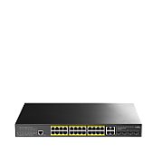 Switch CUDY GS2028PS4-400W 24-Port Gigabit L2 Managed PoE+ 400W  4x Gigabit Combo Ports