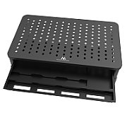 Maclean MC-946 Monitor Laptop Stand 13  - 32  3-Level Height Adjustment with Drawer up to 20kg Sturdy Vented